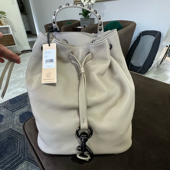 Rebecca Minkoff Blythe drawstring Backpack -NEW with tags - Picture 14 of 15